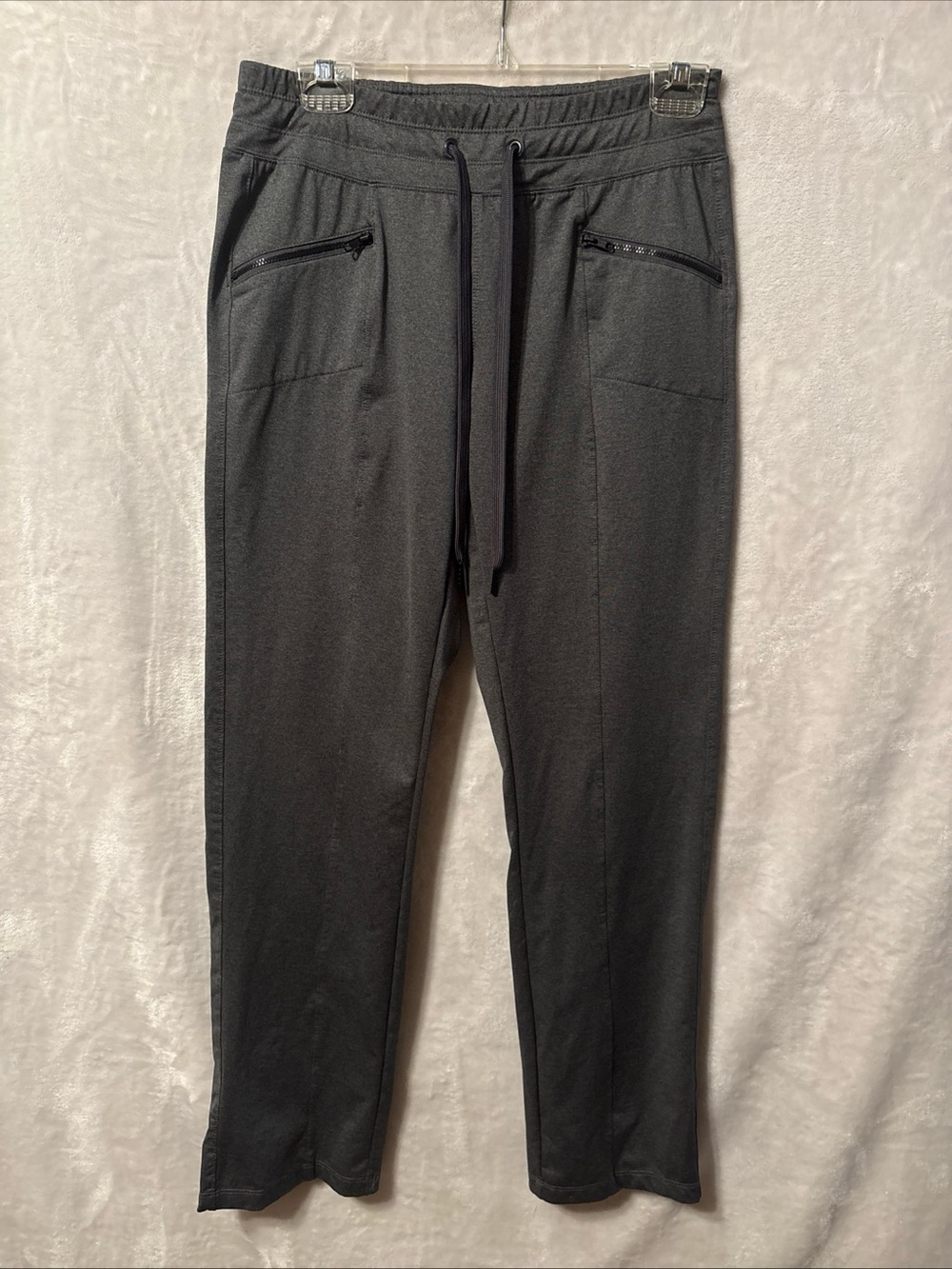 MTA Sport Charcoal grey Women's athletic pants with Zip Pockets